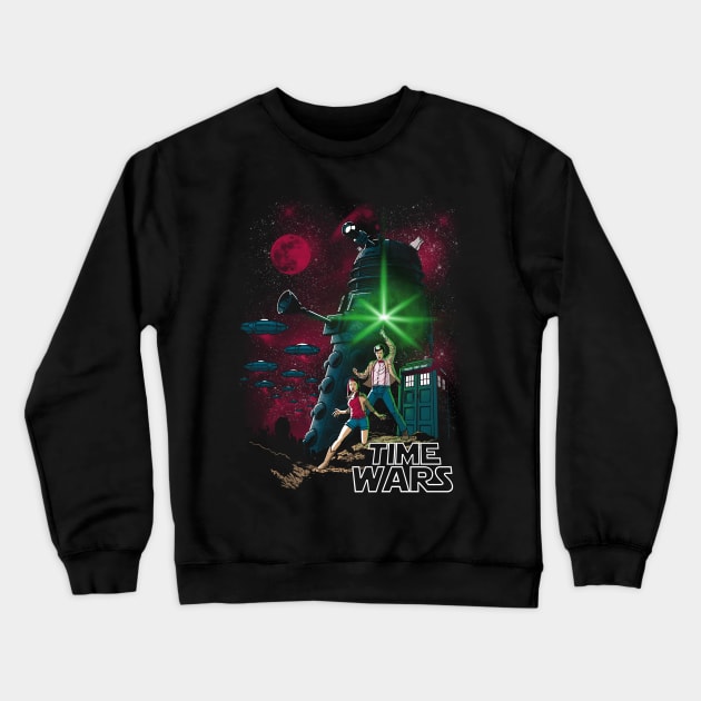 Time Wars Crewneck Sweatshirt by Fuacka